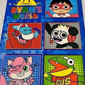 Ryan's World Folders 5 Piece Set NEW